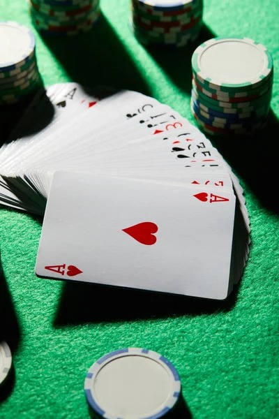 Live casino table with multiple camera angles